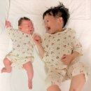 40일~60일 모유수유 텀 간격+통잠 | 설소대 절제 시술| 베이비붐 남매커플룩