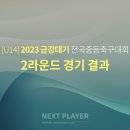 [U14][2라운드][경기결과] 2023 금강대기 전국중학교 축구대회 이미지