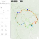 무제산 등산로 전경-①(동측능선 : 생거진천자연휴양림 관리사무소~송림정~무제산 구간, 무제산 산행지도, 산행코스 포함) 이미지