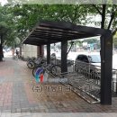시청 자전거보관대 이미지