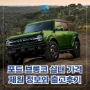 저단6 | 포드 브롱코 4도어 할인 가격 실내 제원 정보와 벨로시티블루 출고후기