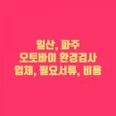 벽제자동차공업사 | 오토바이 환경검사 필요서류 후기 (ft.일산 파주)