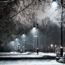 가로등 벤치 이미지