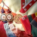 주홍한복 이미지