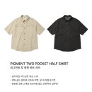 남동생 선물로 샀다가 제가 뺏어 입고 싶은 엘엠알 피그먼트 투 포켓 하프 셔츠 BEIGE 실물 후기