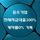 중소기업 전세자금대출 100% 계약률0% 기록