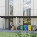 광교푸르지오시티3단지 | 광교푸르지오시티 2,3단지 분리수거장 3d모델링