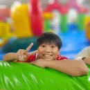 명성 키즈 유치부 태권도장 | 광주 동구 원도태권도 키즈카페에 있는 에어바운스! 유아체육 방학 특강 방학 학원!