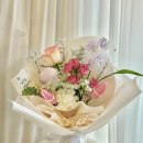 주정차단속-126 | 126) 파주 운정 꽃집 오늘도 꽃 : 사랑스러운 느낌의 생일 축하 꽃다발 운정 물향기마을 배달했어요...