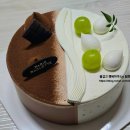 파리바게뜨 충남온양점 | 아산 온천동 빵집 파리바게뜨, 초코반 거봉반 케이크 반반 구성의 묘미 늦은 기록