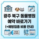 굿모닝동물병원 | 광주 북구 동물병원 예약 바로가기 (+예방접종 비용 안내)