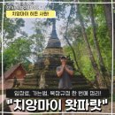 상해계곡 진입도로변 | 치앙마이 왓파랏(Wat Pha Lat) 입장료, 가는법, 복장규정 한 번에 정리