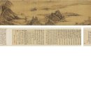 항성모 项圣谟 (1597~1658)화, 항성표[明], 항욱(煜（, ?~1645) 등 발연사 종소리 시서화권 이미지