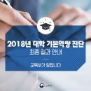 「2018년 대학 기본역량 진단」최종 결과 안내 이미지