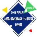 ★ 2018학년도 서울시립대학교 수시모집 학생부종합전형 경쟁률 이미지