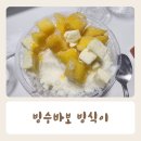 빙수바보빙식이 | 빙수바보 빙식이 애플망고 치즈 빙수 내돈내산 후기