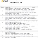 (주)이마트 가든5점 | 2월 이마트 휴무일 안내 (구정연휴 이마트 휴무일 안내)