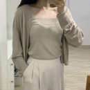 SIE 시에 소프티 루즈 가디건, 아르 소프티 슬리브리스 샌드베이지 후기