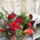 장미꽃바구니 사진으로 축하합니다 이미지