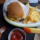 하늘정원까페 | 아산 수제버거 카페 <하늘정원> 더블치즈버거&로투스 크림라떼 후기🍔