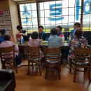 2017년7월12일 서구주야간 노인보호센터에서 사랑의 손마사지 봉사 이미지