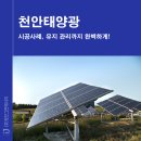 그린태양광발전소 | 천안태양광 시공 사례, 유지관리까지 완벽하게!