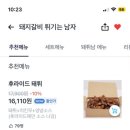 돼지갈비 튀기는 남자 이미지
