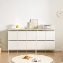 로아맘마 | 로아 수납장 모듈 다용도 거실 맘마존 800 2단 화이트 활용법 알아보기