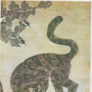 중국회화(340) - 민화-까치와 호랑이 이미지