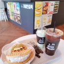 1리터 SELL&디저트와플 파주운정점 | 파주 운정 카페 "카페인중독" 음료랑 디저트맛집 포장,배달도 ok
