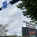 여의도역 3~4번 출입구 사이 | 대전 한화생명볼파크 플레이오프 2차전 한화이글스 꿈돌이 마킹지 1루 내야지정석B 409블럭 7열 시야후기