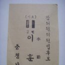 선거용(選擧用) 명함(名銜), 이훈구의 참의원 의원입후보 홍보용 명함 (1960년) 이미지