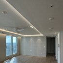 송정 1 송정1구경로당 | 울산LED조명, 송정금강펜테리움_목작업무몰딩우물천장...조명·실링팬·3인치 호른매입등 풀세트 시공 후기