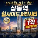 송도AIT센터공인중개사사무소 | 상동역 힐사이드 어반시티 할인 분양가 및 초역세권 아파트 구조