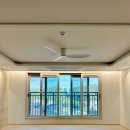 경남전기조명 | 군산 경남아너스빌 거실·안방 조명 시공(무접합 우물조명 + 실링팬 + 다운라이트 시공 후기)
