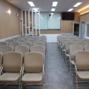 풍성한교회 | 엘피스성구사] 풍성한광염교회 교회 예배용 접이식 의자, 토브 원목 강대상 설치 후기
