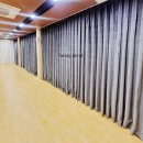 튼튼 필라테스교실 | 스포츠센터 공간분리 자바라 와 방음커튼의 차이점 보기