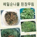 메밀순 무침~ 이미지