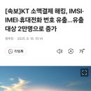 [속보]KT 소액결제 해킹, IMSI‧IMEI‧휴대전화 번호 유출…유출 대상 2만명으로 증가 이미지