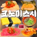 주흥13길 14-16 | 성수 초밥 코노미스시 성수 혼밥 후기 | 혼자서 7만원어치 뿌셨다.. 성수역 회전초밥 맛집