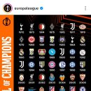 유로파리그 인스타 (역대우승팀) 이미지