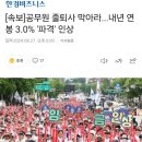 [속보]공무원 줄퇴사 막아라...내년 연봉 3.0% &#39;파격&#39; 인상 이미지