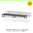 서랍형모니터받침대 | 7NC 듀얼 모니터받침대 서랍형 책상 스탠드