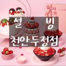 설빙천안두정점 | 🍧 천안 두정동 설빙 배달 맛집, 겨울 한정 빙수 메뉴 후기 및 가격