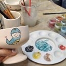 힐링이 되는 도자기 핸드페인팅 이미지