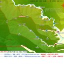 칼봉산 등산 코스 지도 모음 안내 이미지
