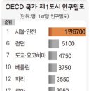 서울 인구밀도 엄청난건 알았는데 이미지