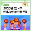 [주간 입낙찰] 2025년 5월 4주 엔지니어링 입낙찰 현황(5.19~5.23)