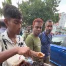 인도 길거리 음식 이미지