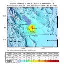 미국 캘리포니아 남부서 리히터 규모 5.3 지진 발생(100여차례이상여진계속) 이미지